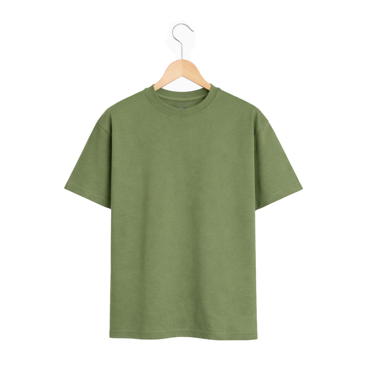 Men's Plain oversized t-shirt- 300 GSM Two play single jersey