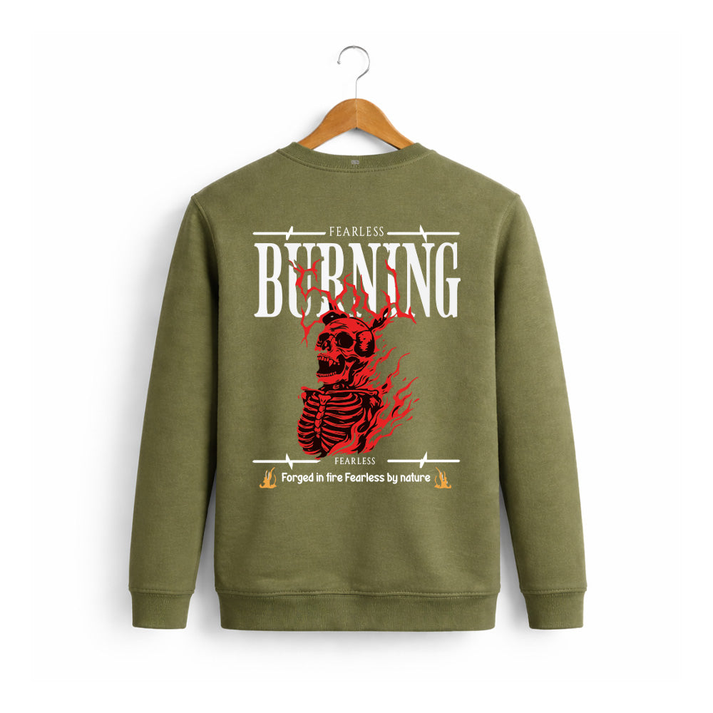 Men’s Graphic Print Round Neck Sweatshirt - 270 GSM (Copy)