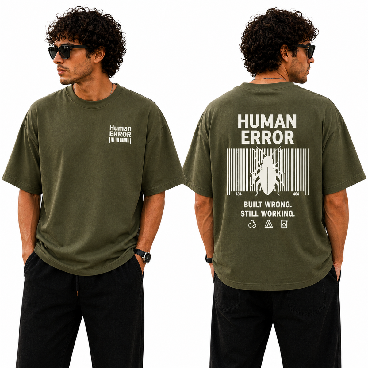 Men’s Oversized T-Shirt - Human Error