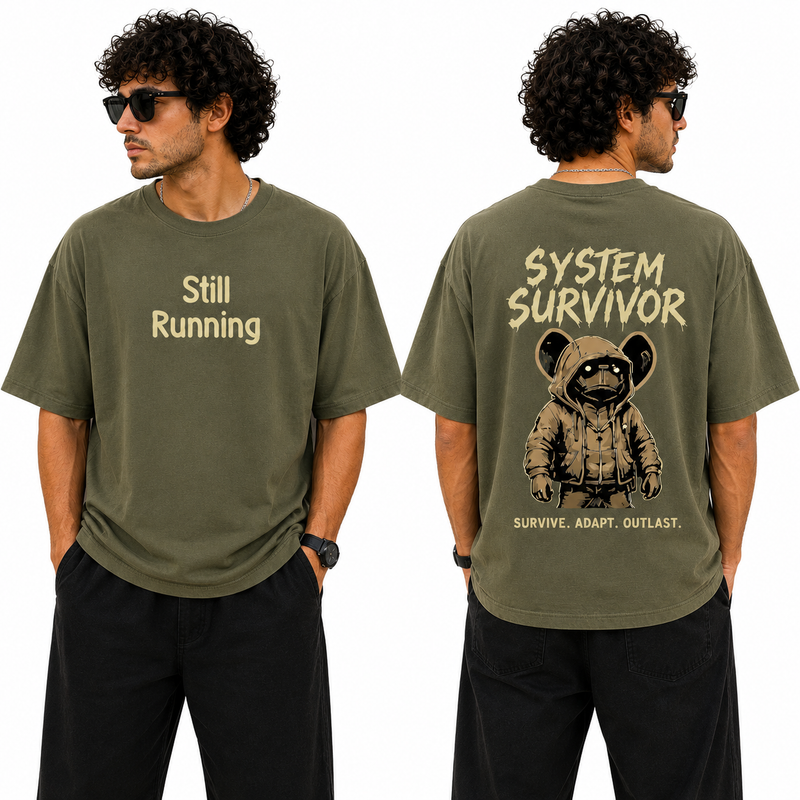 Men’s Oversized T-Shirt - System Survival