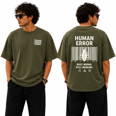 Men’s Oversized T-Shirt - Human Error