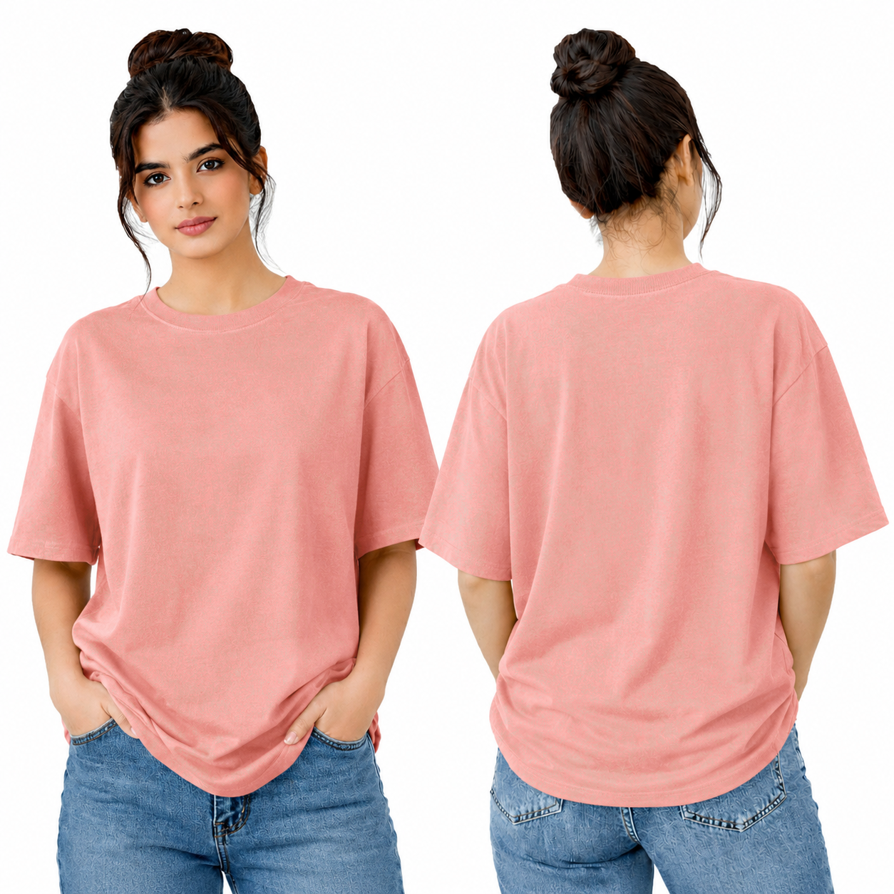 Women’s Oversized Plain T-Shirt