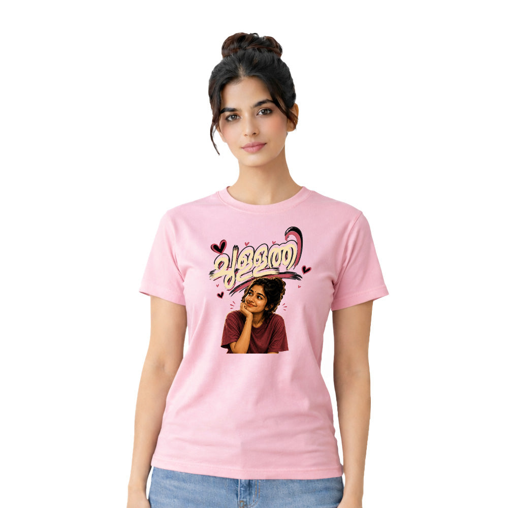 Women's Crew Neck t-shirt - ചുള്ളത്തി(170 GSM single jersey)