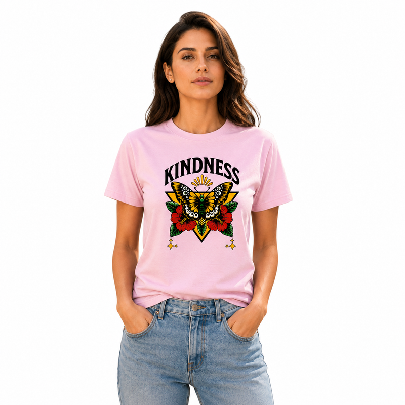 Women's Crew Neck t-shirt - Kindness (170 GSM single jersey)