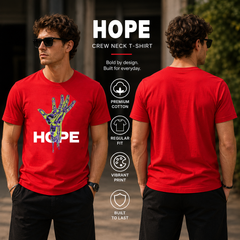 Men's Crew Neck t-shirt - Hope (170 GSM single jersey)