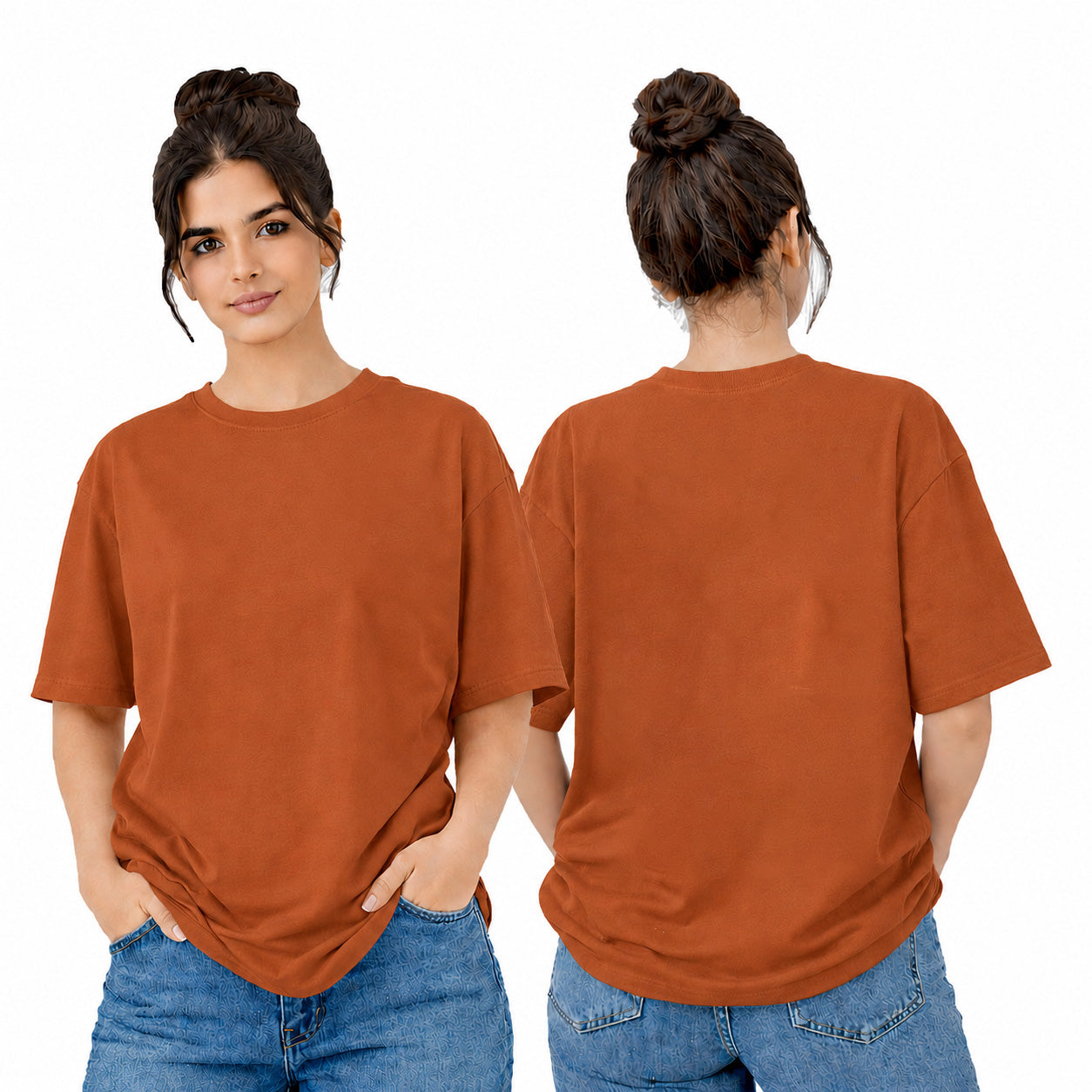 Women’s Oversized Plain T-Shirt