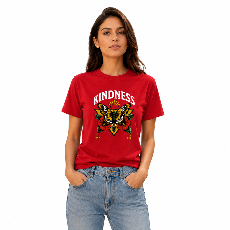 Women's Crew Neck t-shirt - Kindness (170 GSM single jersey)