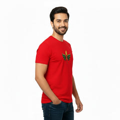 Men’s Graphic Print Round Neck T-Shirt- Murugan (170 GSM single jersey)
