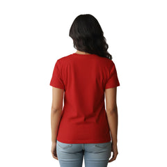 Women’s Graphic Print Round Neck T-Shirt- Hanuman(170 GSM single jersey)