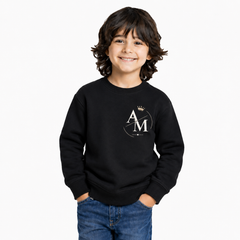 Boy’s Graphic Print Round Neck Sweatshirt - AM Designs