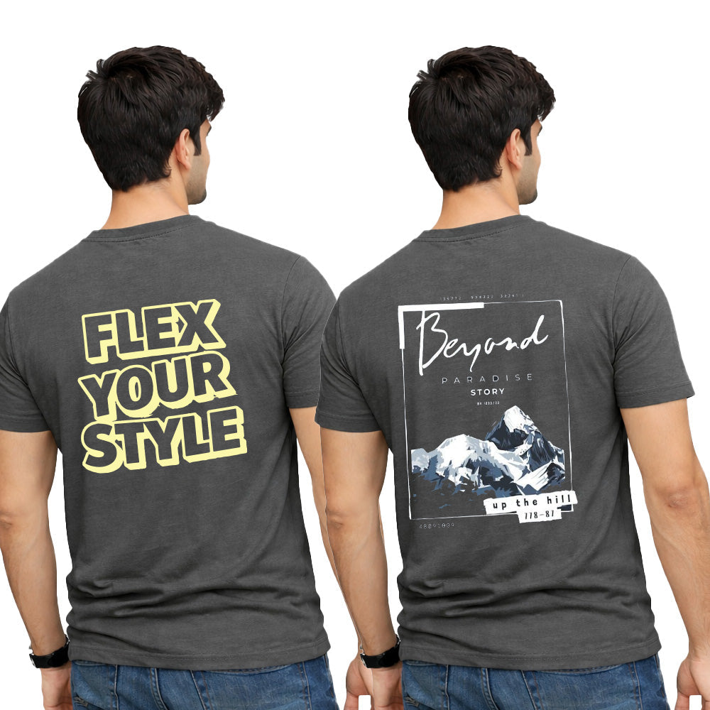 Men’s Plain V-Neck T-Shirt-Customize