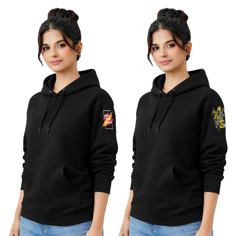 Women Hoodie Sweatshirt full sleeve – Customize