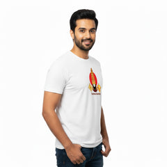 Men’s Graphic Print Round Neck T-Shirt-Tirupathi Balaji (170 GSM single jersey)