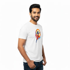 Men’s Graphic Print Round Neck T-Shirt- Jai Shree Ram (170 GSM single jersey)
