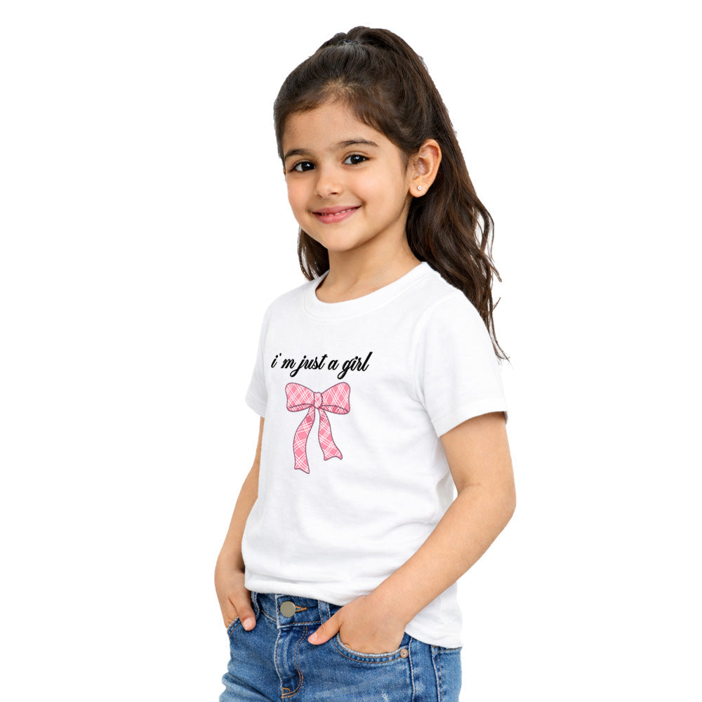 Girl’s Round Neck T-Shirt