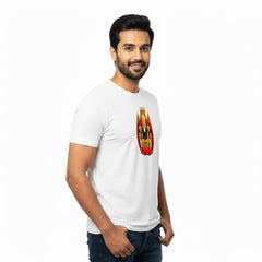 Men’s Graphic Print Round Neck T-Shirt-Tirupathi Balaji (170 GSM single jersey)