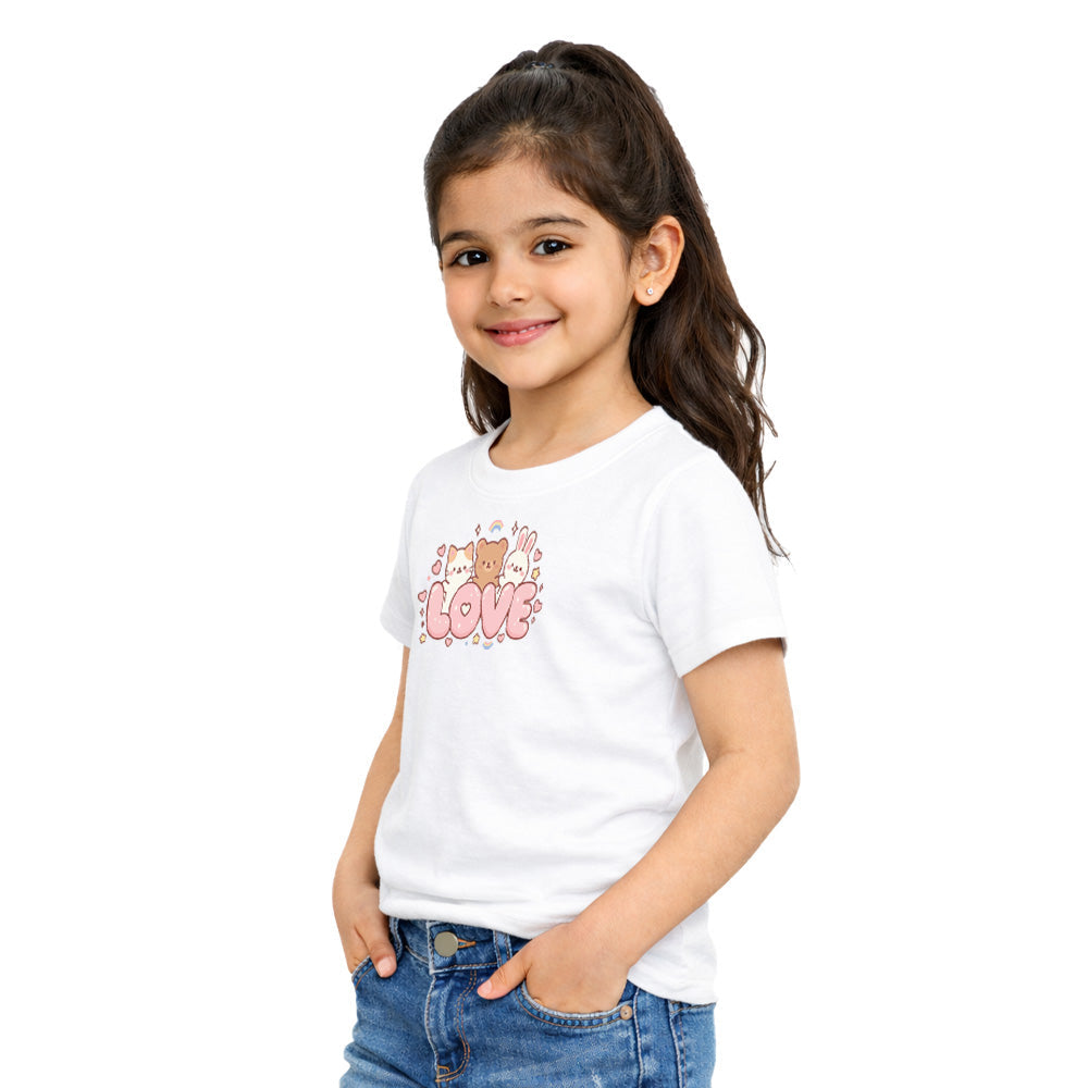 Girl’s Round Neck T-Shirt