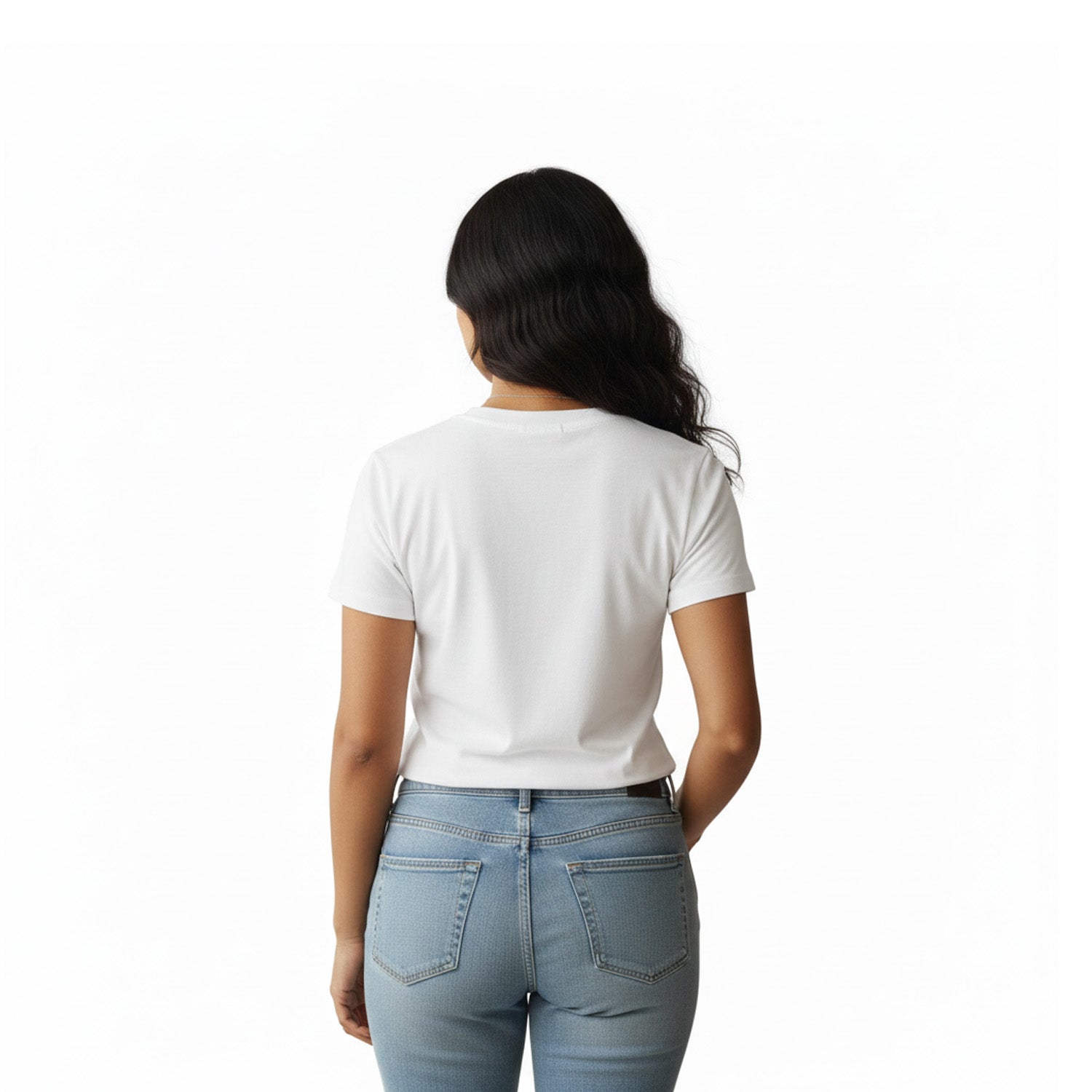 Women’s Graphic Print Round Neck T-Shirt-Thirupathi Balaji (170 GSM single jersey)