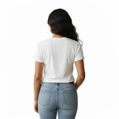 Women’s Graphic Print Round Neck T-Shirt- Krishna (170 GSM single jersey