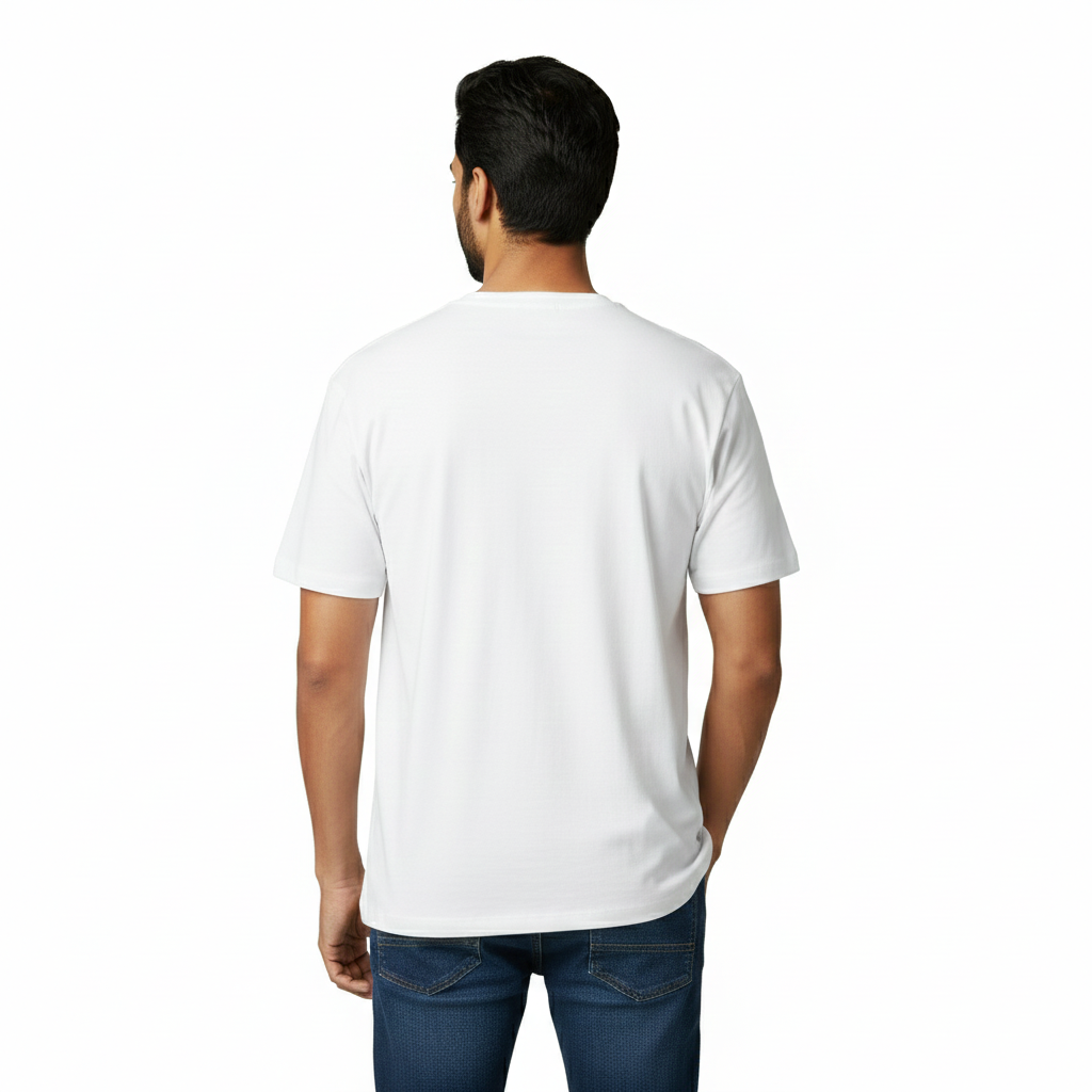 Men’s Graphic Print Round Neck T-Shirt- Krishna (170 GSM single jersey)