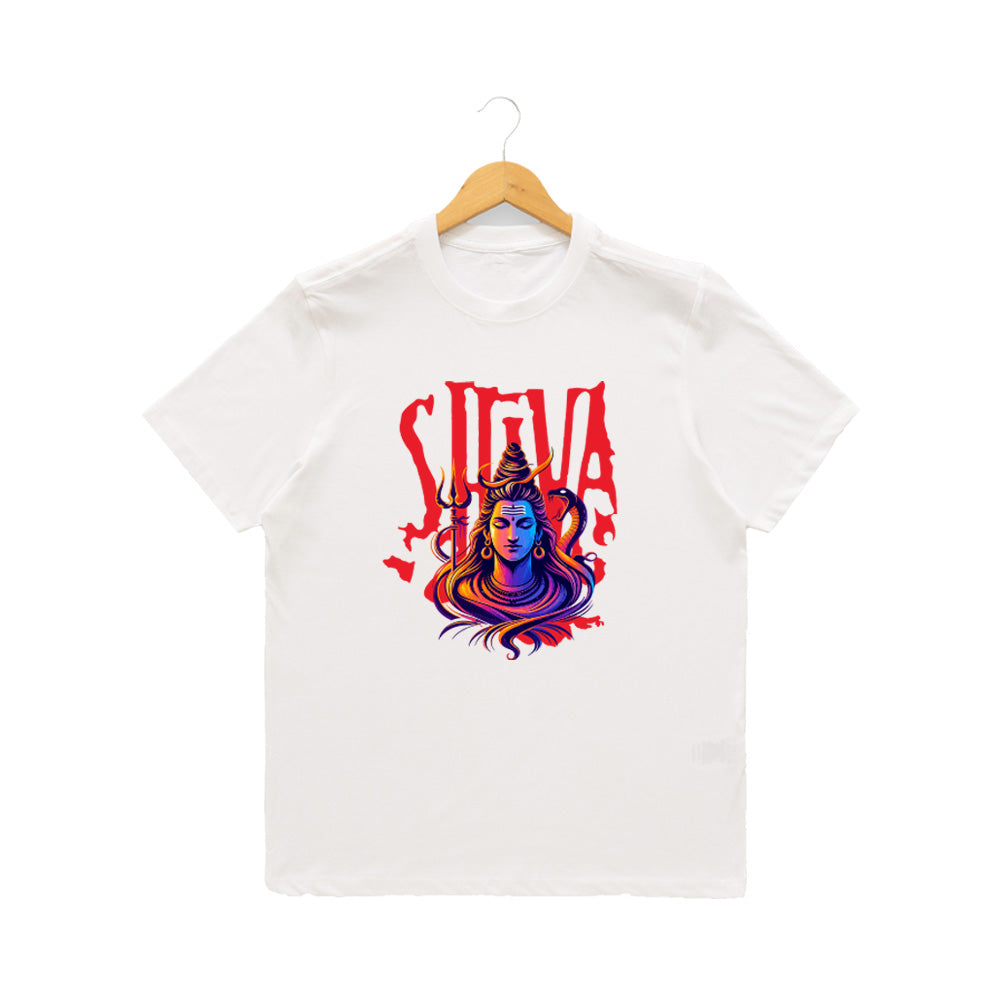 Men’s Graphic Print Round Neck T-Shirt- Shivan (170 GSM single jersey)