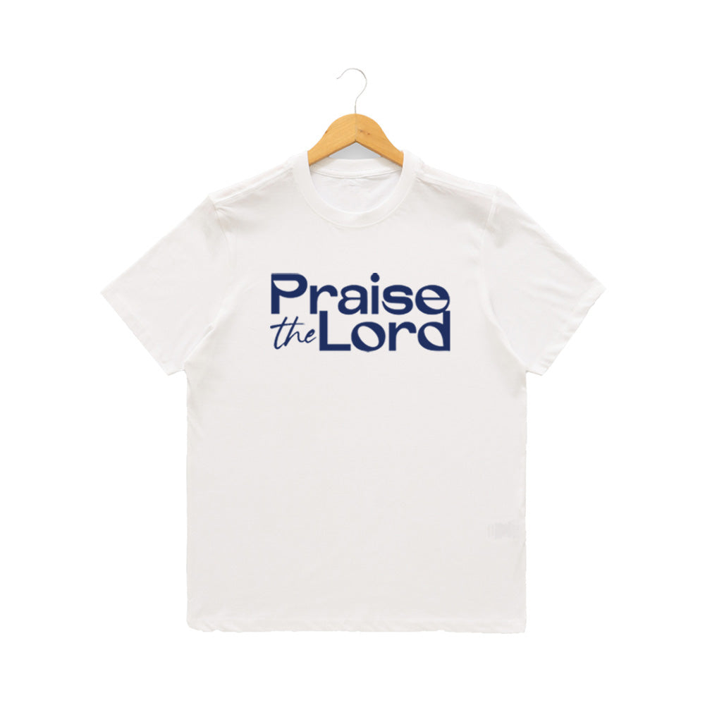 Men’s Graphic Print Round Neck T-Shirt-Jesus(170 GSM single jersey)