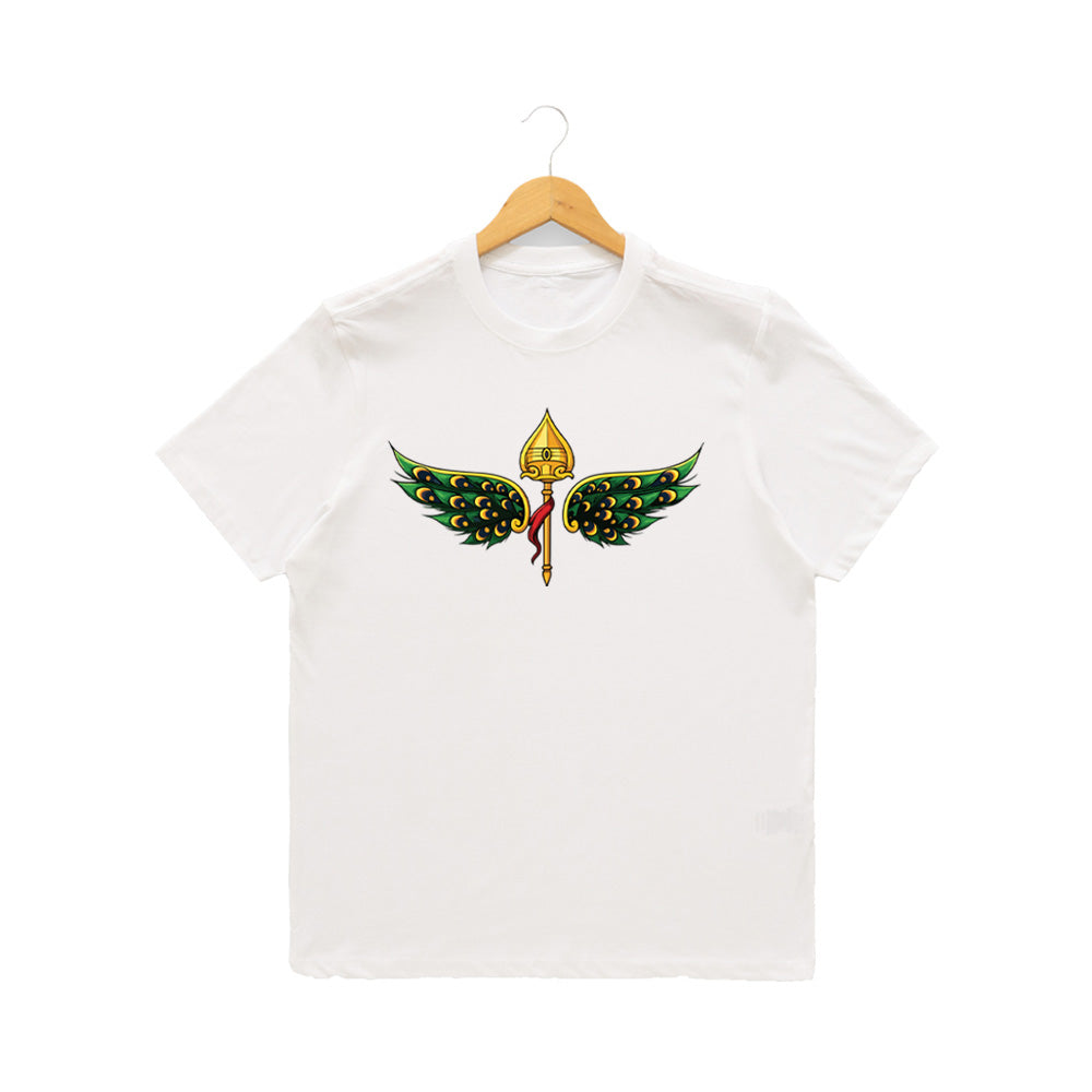 Women’s Graphic Print Round Neck T-Shirt- Murugan (170 GSM single jersey)