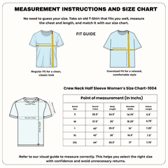 Women’s Graphic Print Round Neck T-Shirt- Hanuman(170 GSM single jersey)