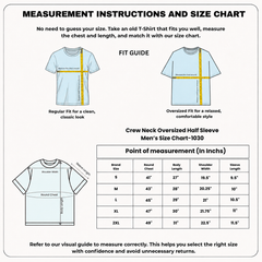 Men's Plain oversized t-shirt- 300 GSM Two play single jersey